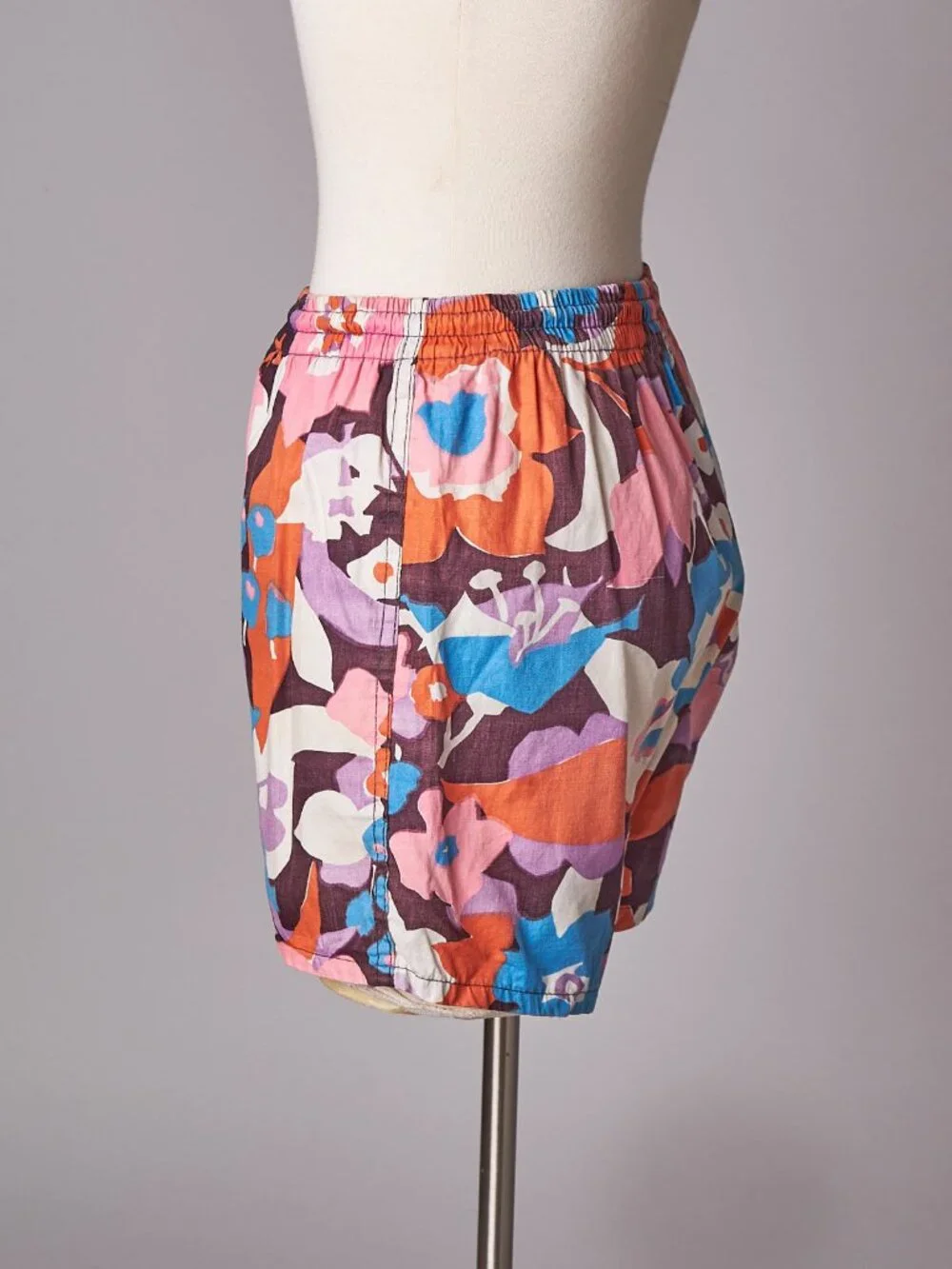 1960s Pop Color Floral Men’s Swim Shorts